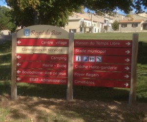 Signalétique directionnelle Revest du Bion