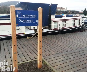 Signalétique du port de plaisance de Toul