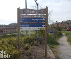 Signalétique modulable de Montrottier