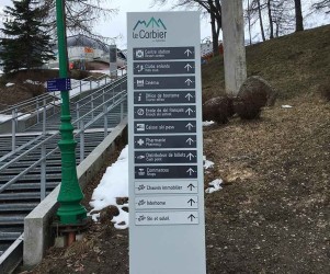 Signalétique modulable de Villarembert