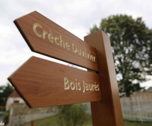 Signalétique du parc urbain du Bois Jaurès