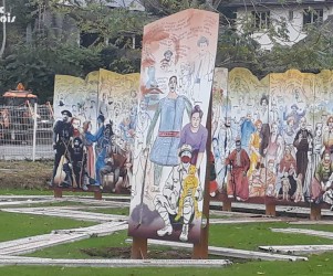 Fresque pour la Paix à Bedous