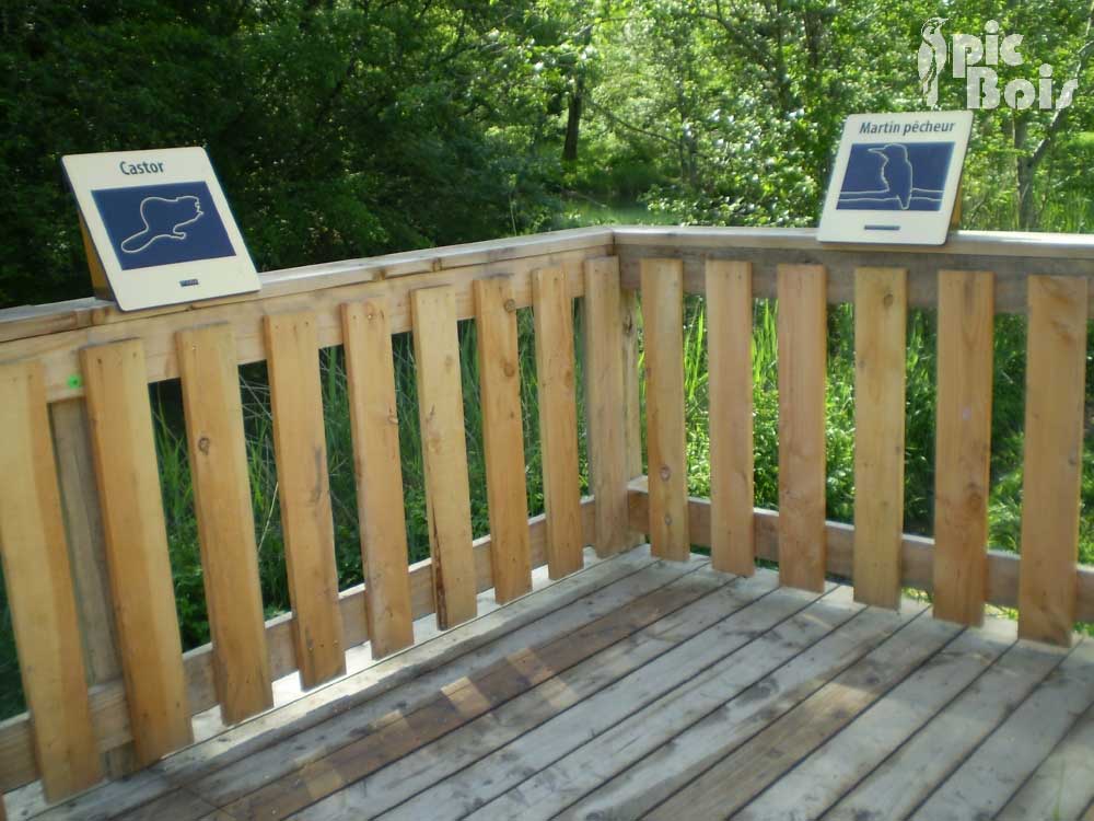 Plaques thématiques en Braille - Réserve du Bout du Lac d'Annecy (74)