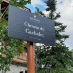 Plaque de rue – Imitation en ardoise