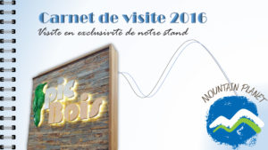 PIC BOIS - Carnet de visite - Mountain Planet 2016