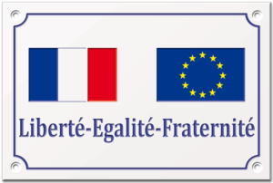 PIC BOIS - Plaque de la devise française