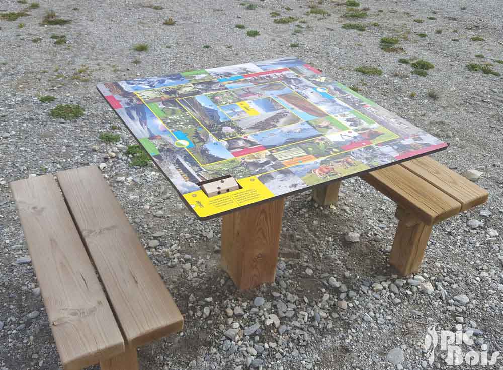 Table de jeu Premium - Bois 2 – Boiseriesludiques