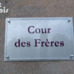 Plaque de rue – Signalisation de cour