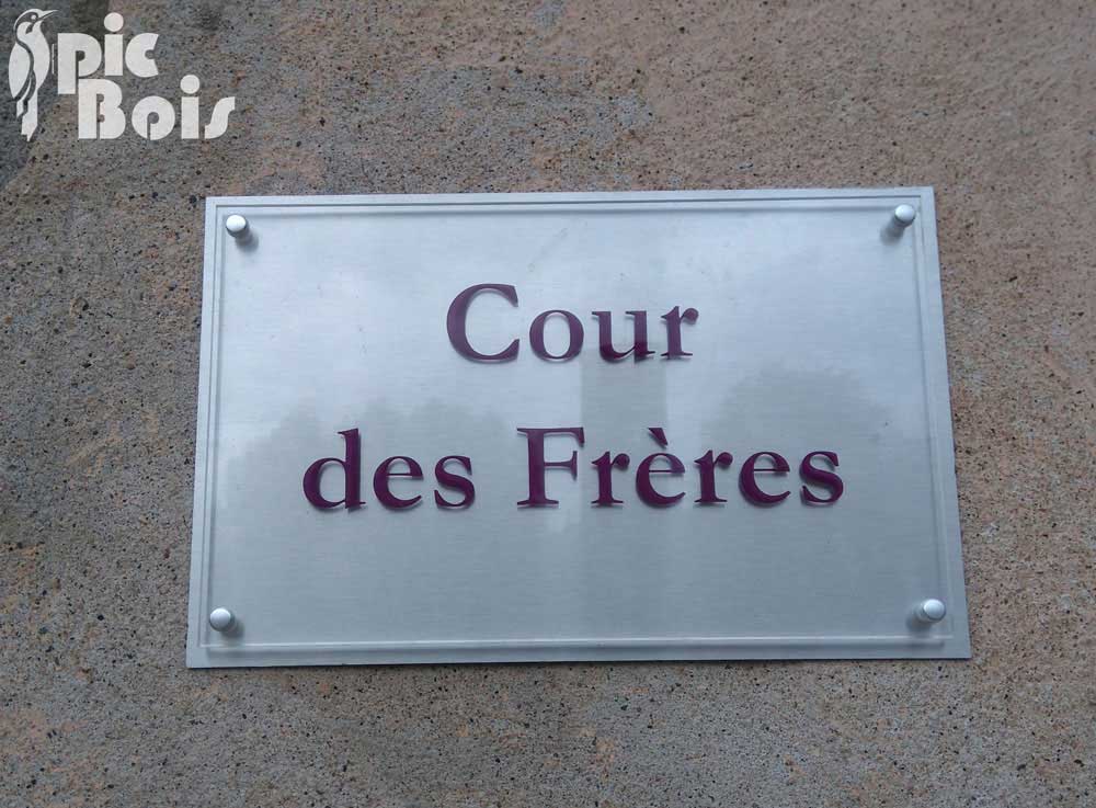 PIC BOIS - Plaque de rue - Ste Croix en Jarez (42)