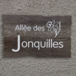 Plaque de rue – Thématique dessin