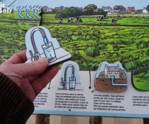 Signalétique touristique - Mobilier interactif - Cycle d'eau - Fabrication PIC BOIS