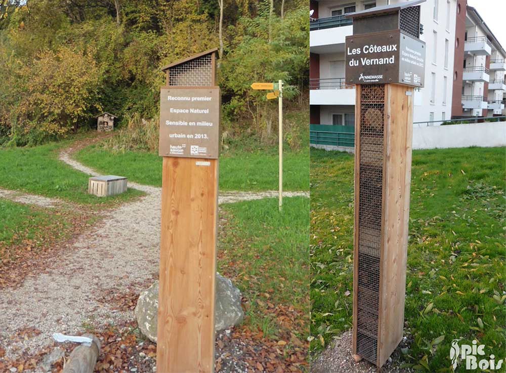 PIC BOIS - Hôtel à insectes totem - Annemasse (74)