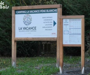 PIC BOIS - Panneau d'accueil - Camping UCPA La Vacance Pène Blanche - Loudenvielle (65)