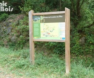 PIC BOIS - Panneau d'information Classéo - Sentier des Plos Greffeil (11)