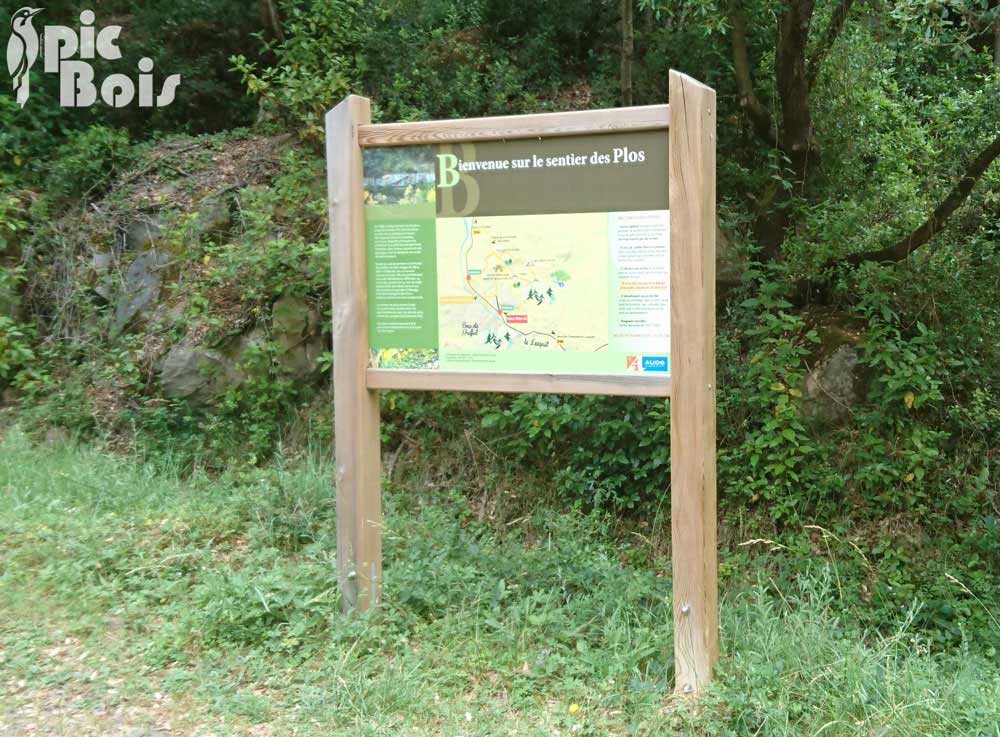 PIC BOIS - Panneau d'information Classéo - Sentier des Plos Greffeil (11)