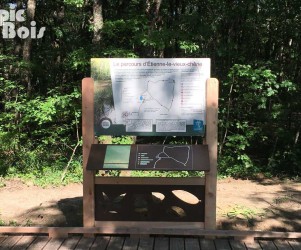 picbois-panneau-d’information-avec-plan-de-site-31-Buzet PIC BOIS - Panneau d'accueil et d'information avec plan de site - Buzet (31)