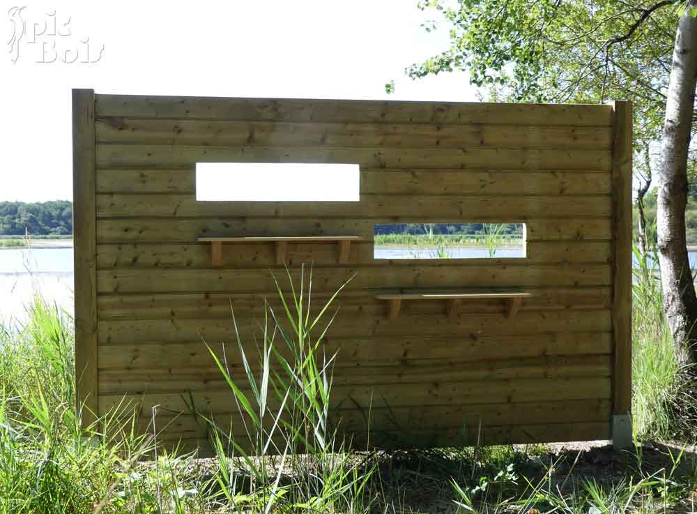 PIC BOIS - Observatoire en bois - Réserve de Malzoné (41)