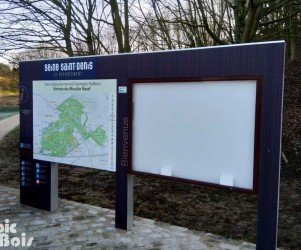 PIC BOIS - Panneau d'information et d'affichage - Parcs de Seine St-Denis (93)