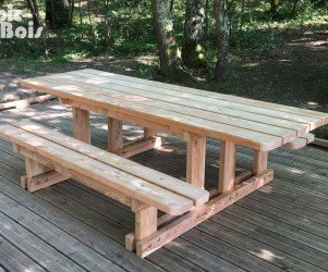 PIC BOIS - Table de pique-nique PMR - Buzet (31)