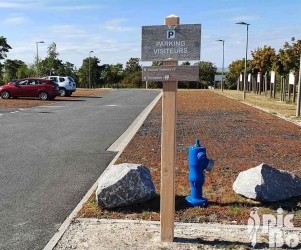 PIC BOIS - Panneau parking en compact - FD des Chasseurs de la Marne (51)