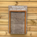 Panneau d’affichage – Matériau compact