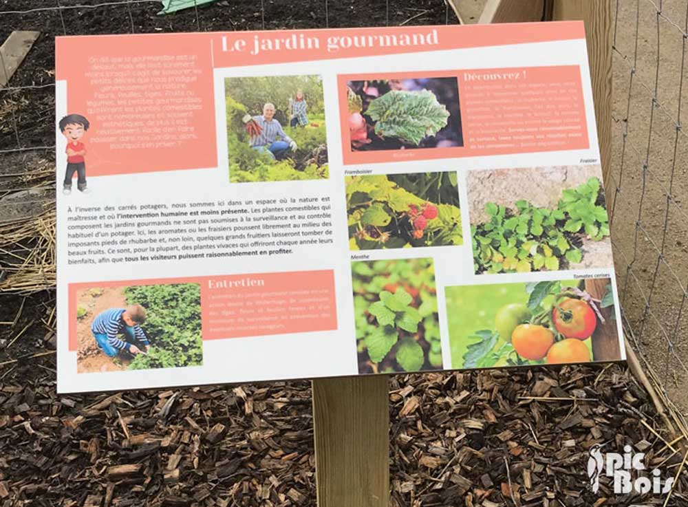 PIC BOIS - Table de lecture - Jardins de la Mackellerie - Croix (59)