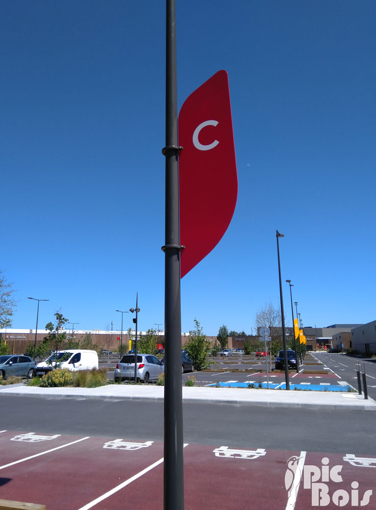 PIC BOIS - Signalétique emplacement parking - Eden Servon (77)