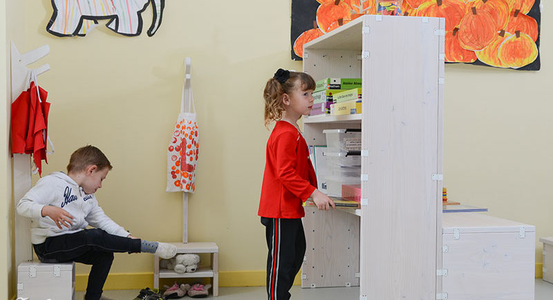 Mobilier modulable pour école Cubethic