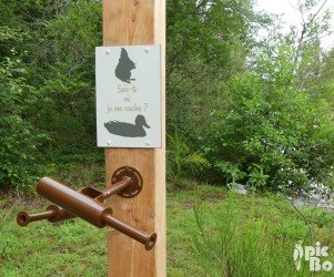 Borne-de-visée Signalétique touristique | Borne de visée