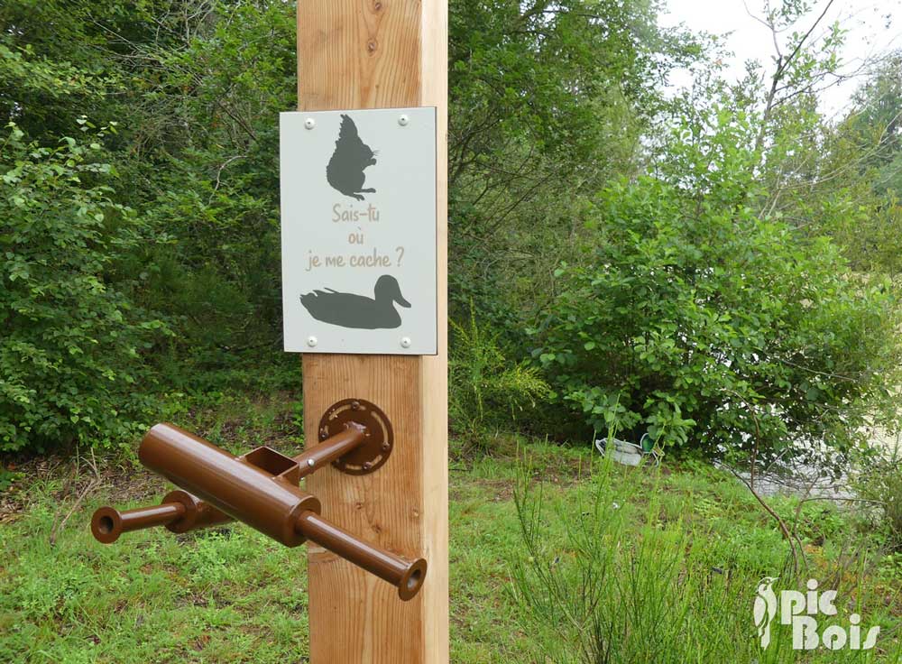 Signalétique touristique | Borne de visée