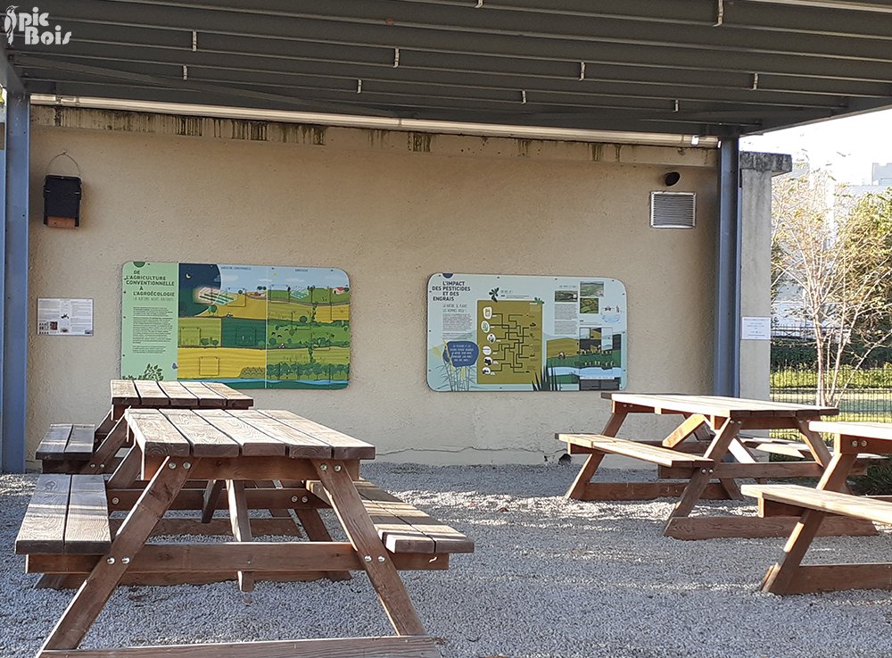 Signalétique touristique | Panneaux interactifs sur l'agriculture Maison de l'eau