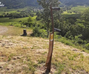 Mobilier interactif – Observation-vignoble Signalétique touristique | Borne d'observation des vignobles des Chemins de l'Altesse