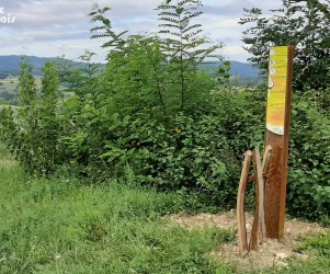 Porte-vélo – Vignes Signalétique touristique | Porte-vélos sur le sentiers des vignes