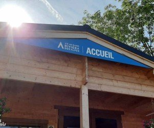 Signalétique camping | Enseigne d'accueil de camping