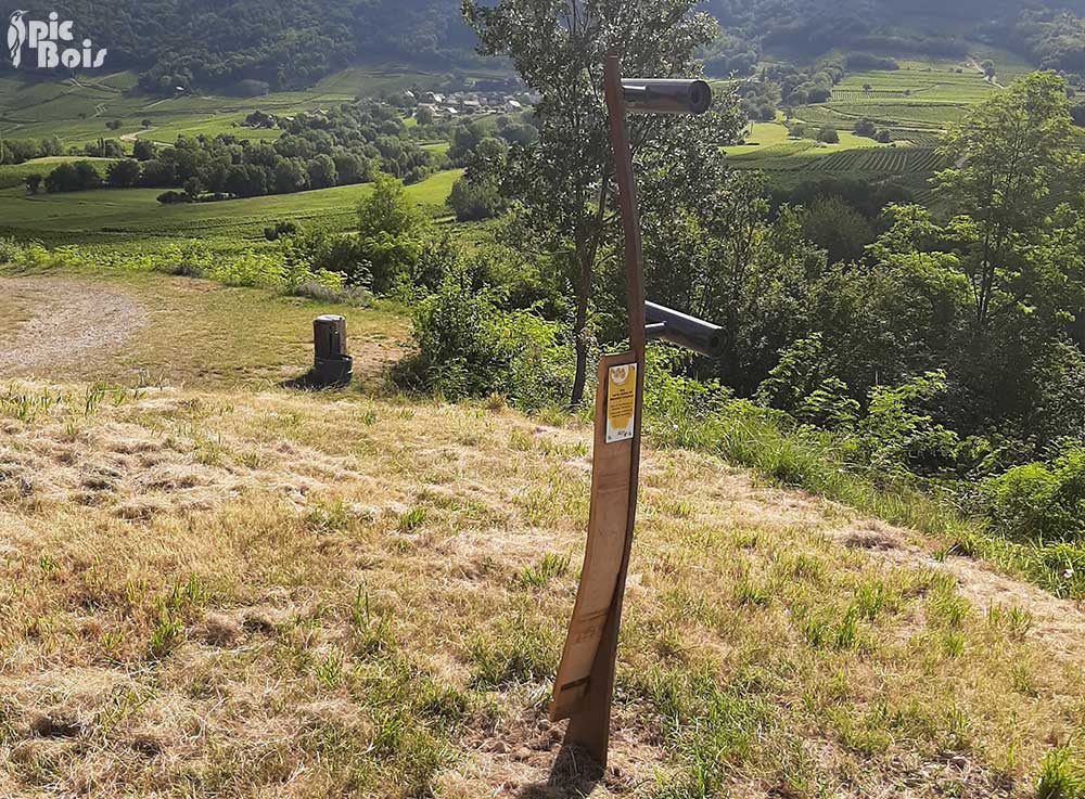 Signalétique touristique | Borne d'observation des vignobles des Chemins de l'Altesse