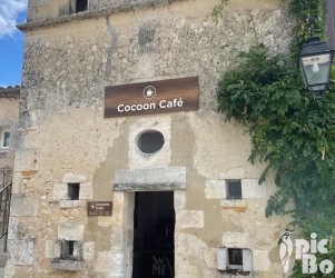 Signalétique touristique | Enseigne - Cocoone café - Sandaya Séquoia Parc