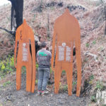 Silhouette – Géants en corten