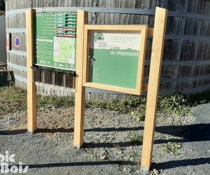 Signalétique touristique | Panneau d'affichage - Forêt de la Comté - Vic le Vicomte (63)