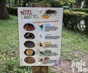 Plaque thématique - hôtel à insectes