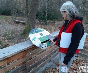 Mobilier interactif sur barrière – Clermont Ferrand (63) Signalétique touristique | Mobilier interactif - sur barrière - Vic le Vicomte (63)