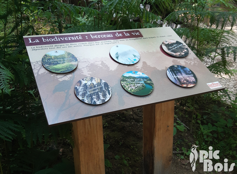 Plaques pivotantes - Zoo de Trégomeur