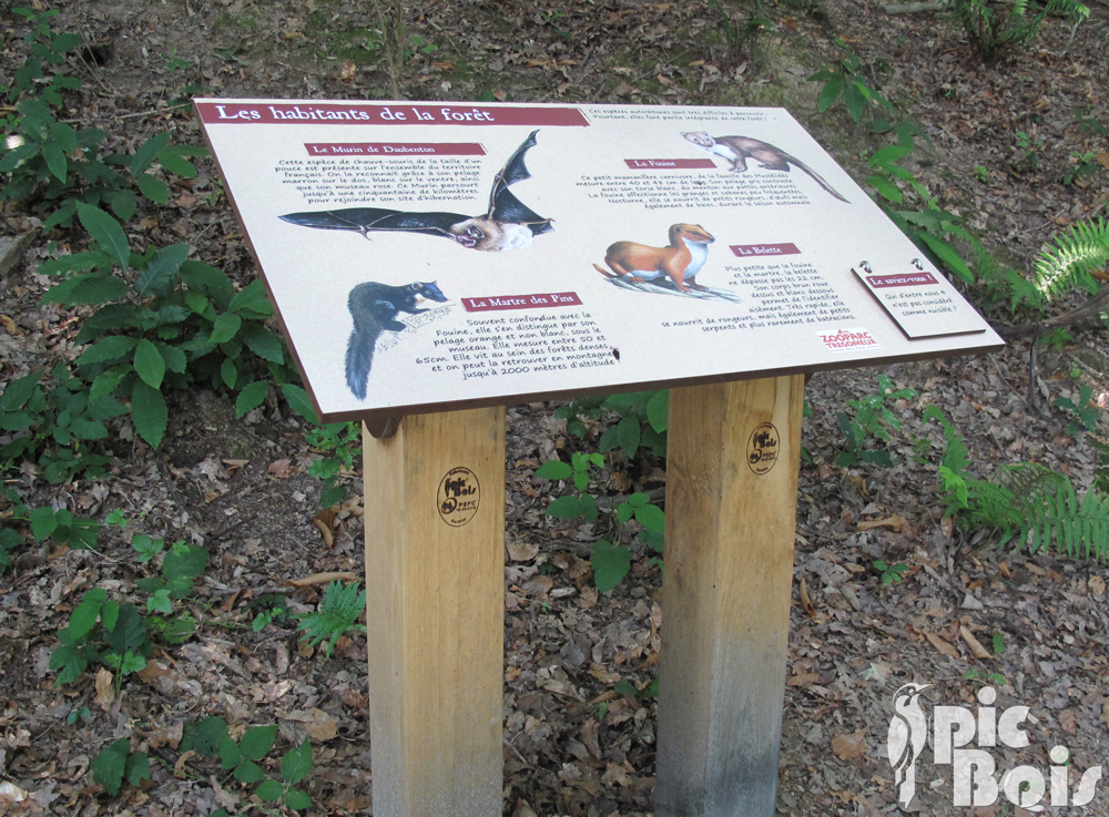 Table de lecture - Zoo de Trégomeur