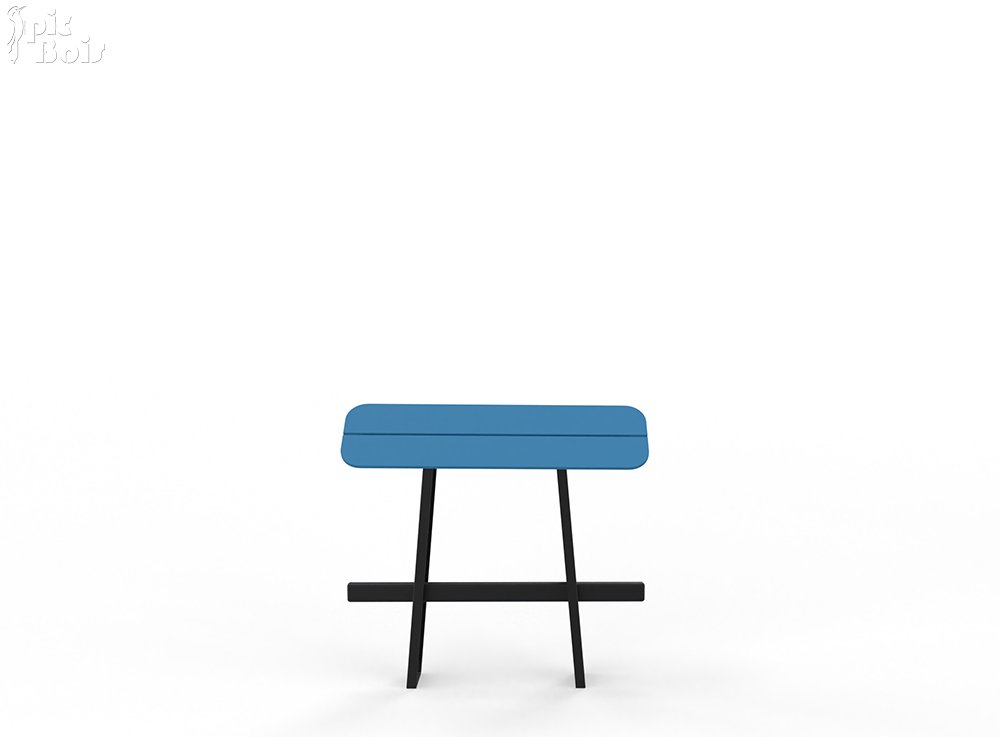 Mobilier urbain gamme Avenir - Assis-debout - Bleu vif