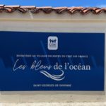 Enseigne murale – Les bleus de l’océan