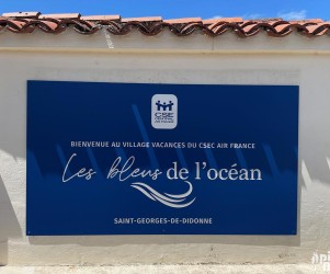 Signalétique camping | Enseigne - Les bleus de l'océan