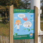 Panneau d’information – Eolienne