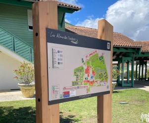 Signalétique camping | Panneau d'information - Plan du village