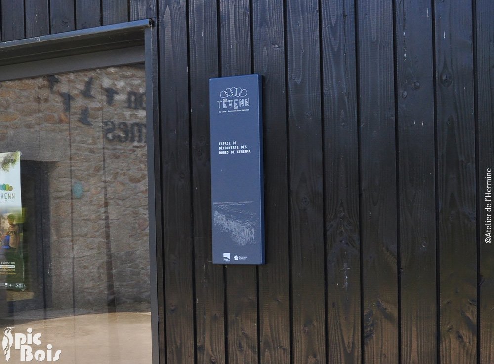 Signalétique touristique | Directionnel piétons - Maison des dunes