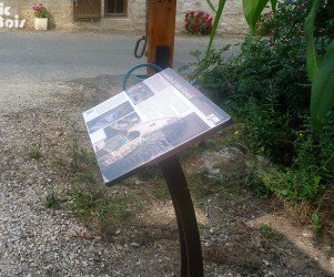 Signalétique touristique | Table de lecture - Moulin