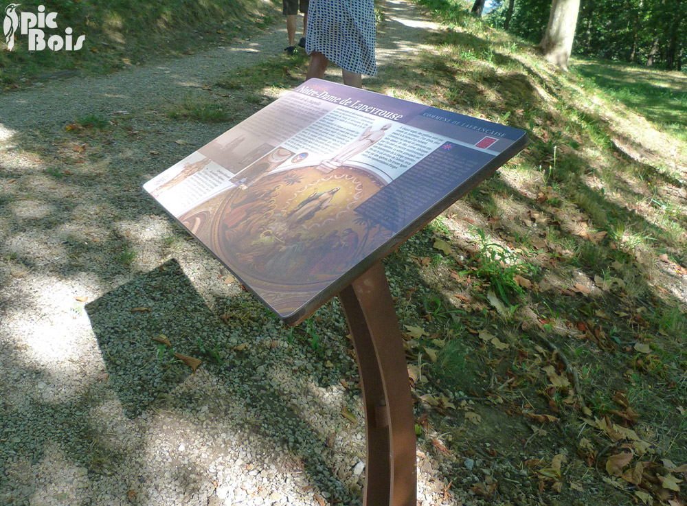 Signalétique touristique | Table de lecture - Patrimoine Lafrançaise